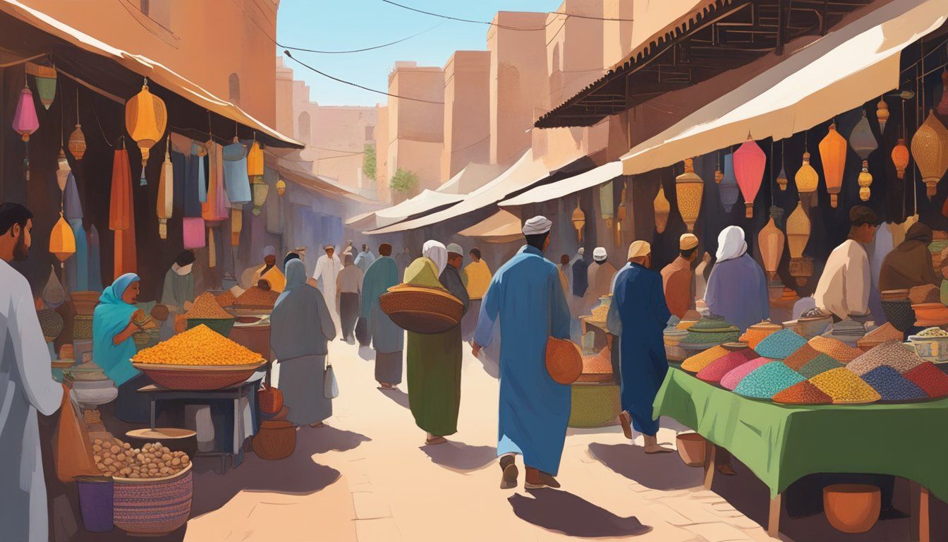 Shopping for Souvenirs in the Marrakech Souks 